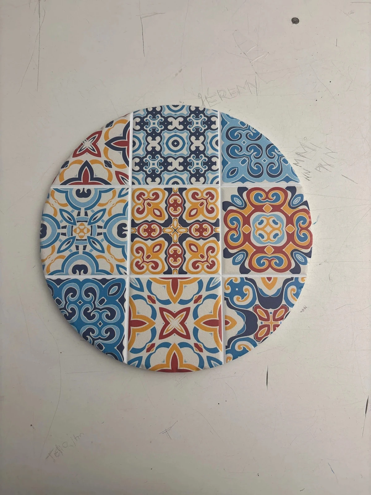 Dessous de plat à motif